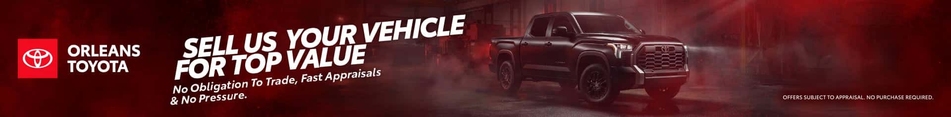 we want to buy your vehicle for top dollar